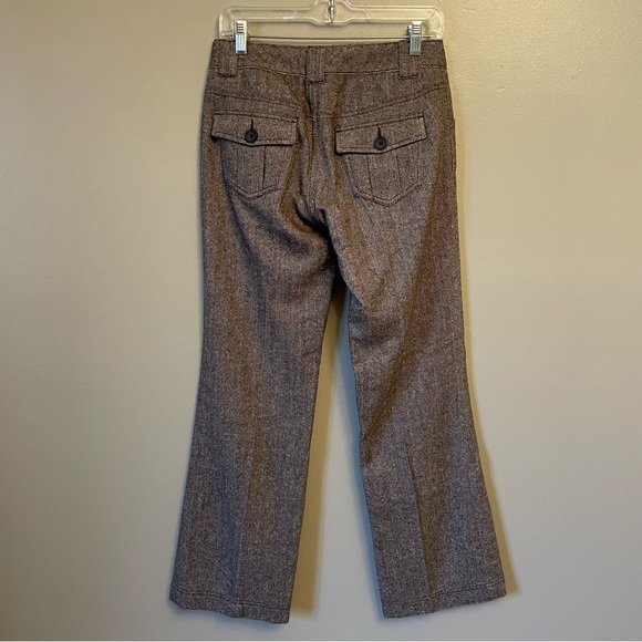 Vintage Y2K Banana Republic wool blend herringbone size 2 lined - Picture 2 of 12